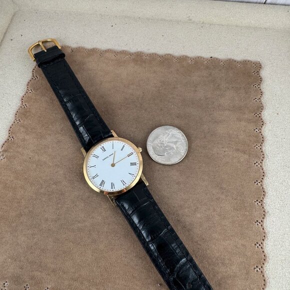 Vintage Stunning Daniel Mink Designer Swiss Made Watch. Extremely Thin - Picture 6 of 7